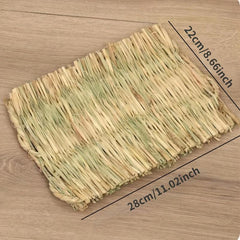 Pet Grass Mat For Hamster Rabbit Dutch Pig Grind Teeth Grass Nest
