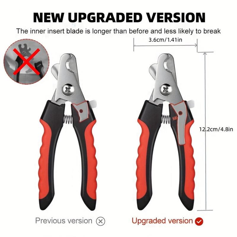 Professional Pet Nail Clippers with Safety Guard for Medium and Large Dogs