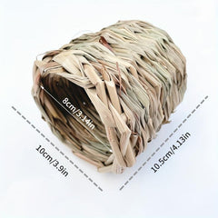 Cozy Grass Nest for Small Pets - Ideal for Hamsters and Rabbits
