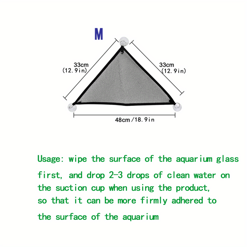 Triangular Lizards Hammock Bed with Suction Cups