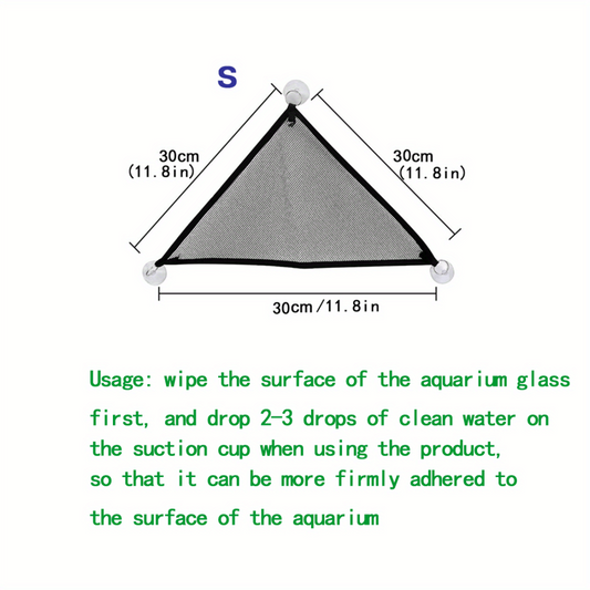 Triangular Lizards Hammock Bed with Suction Cups