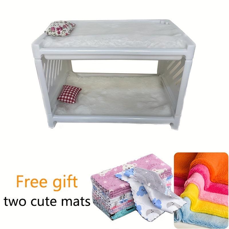 Hamster Bed Pet Bunk Bed Corner Hideout Small Animal Supplies