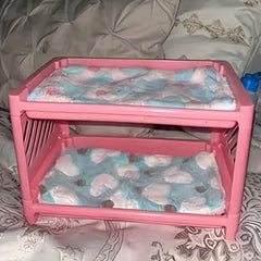Hamster Bed Pet Bunk Bed Corner Hideout Small Animal Supplies