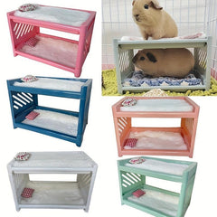 Hamster Bed Pet Bunk Bed Corner Hideout Small Animal Supplies