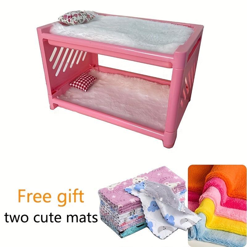 Hamster Bed Pet Bunk Bed Corner Hideout Small Animal Supplies