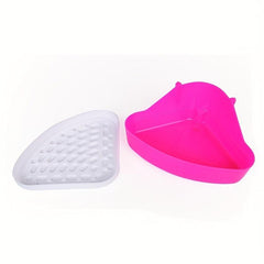 Pet Toilet for Small Animals Corner Litter Tray Bedding Box