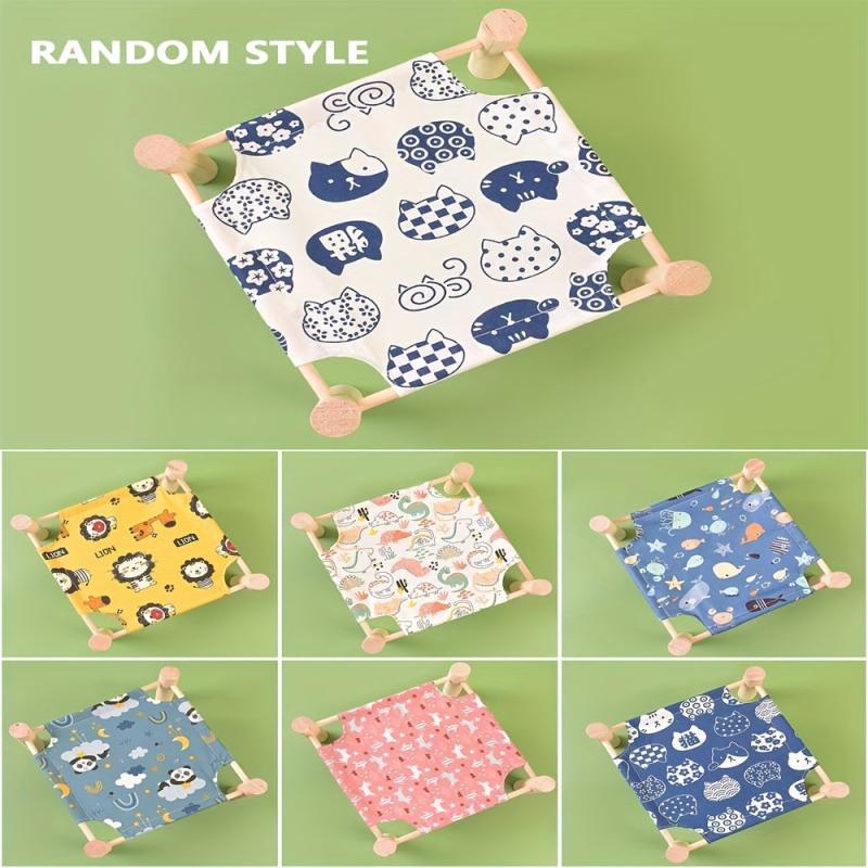 Winter Hammock for Hamsters with Wooden Stand