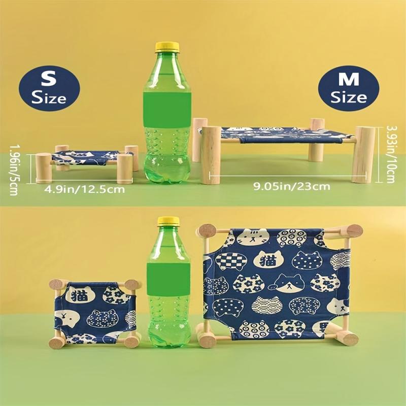 Winter Hammock for Hamsters with Wooden Stand