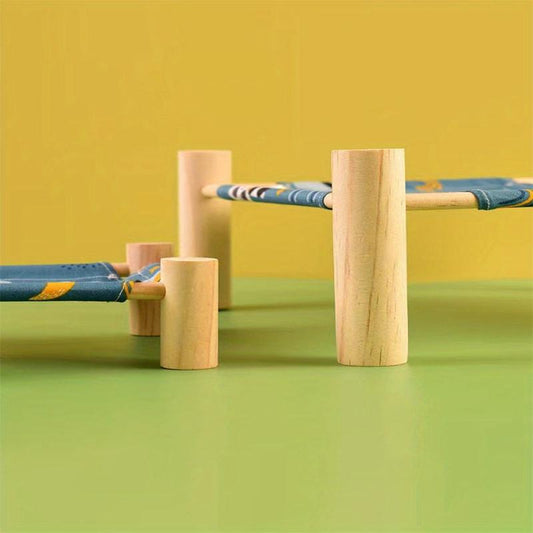 Winter Hammock for Hamsters with Wooden Stand