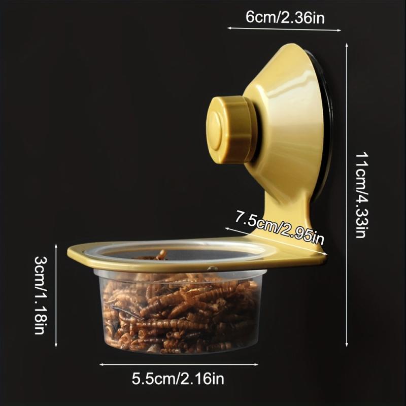 Small Pet Hanging Bowl for Reptile Food and Water