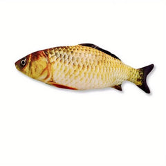 Fish Shape Cat Toy Plush Stuffed Toy Soft Plush Fish Kitten Teasing Toy