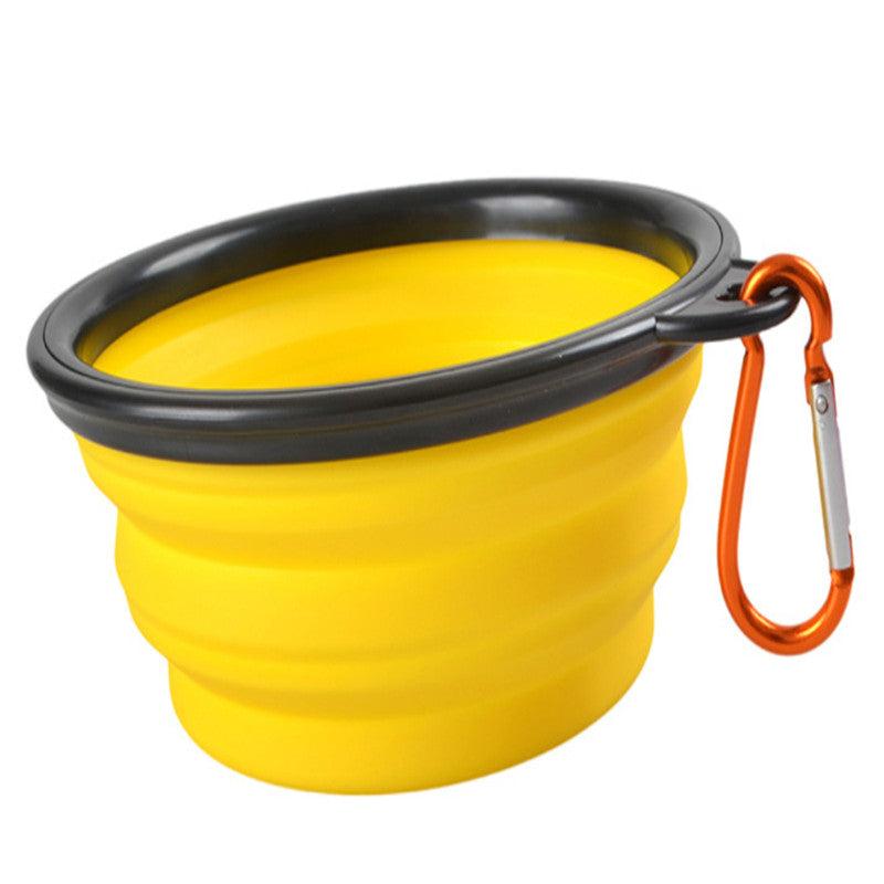 Collapsible Small Animal Bowl Pet Travel Bowl Rabbit Food & Water Bowl