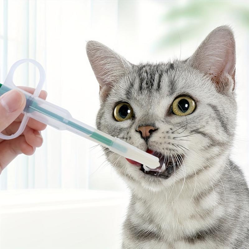 Pet Medicine Dispenser Syringe for Dogs Cats Capsules Tablets