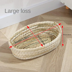 Hand Woven Rabbit Grass Nest for Small Pets
