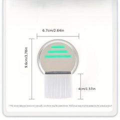 Stainless Steel Tooth Comb Cat Hair Remover Comb