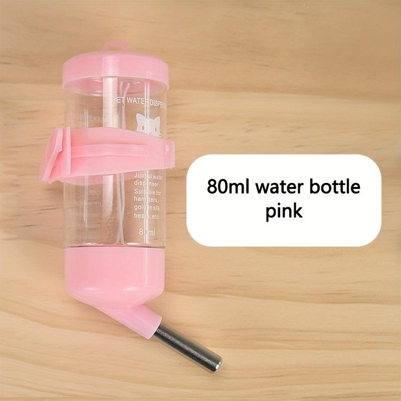 1pc Hamster Water Bottle Leak Proof Water Dispenser 80ML Hanging Type