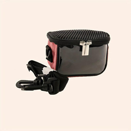 Portable Breathable Hamster Carrier Bag Adjustable Strap for Small Animals