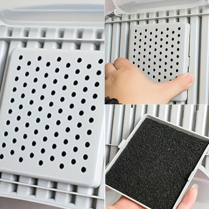 3pcs Pet Activated Carbon Filter for Cat Litter Boxes