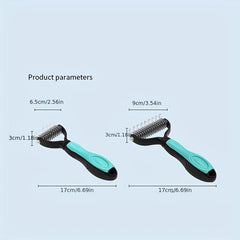 Double Sided Pet Grooming Comb for Cats and Dogs