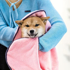 Pet Bathrobe Towel for Dogs and Cats