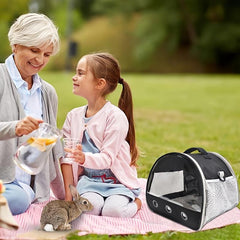 Portable Small Animal Carrier Bag for Guinea Pigs Hamsters Hedgehogs
