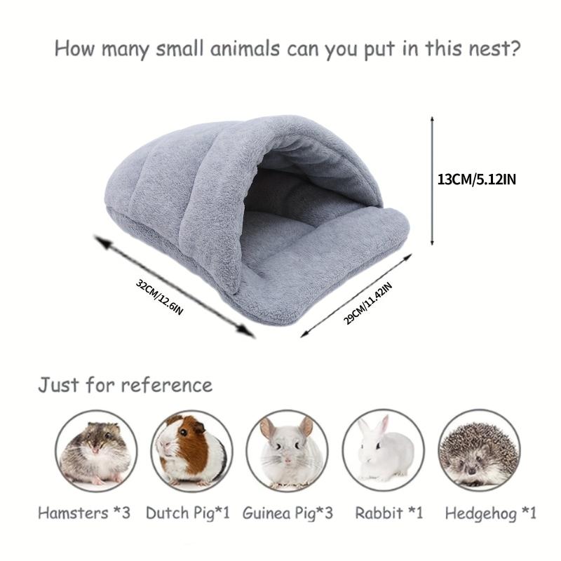 Cozy Small Pet Nest All Seasons Sleeping Bag for Big Hamster Squirrel Rat Rabbit