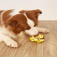 Cartoon Bee Pet Plush Toy For Dog Cat Chew Toy