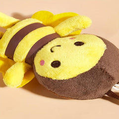 Cartoon Bee Pet Plush Toy For Dog Cat Chew Toy