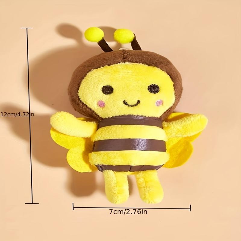 Cartoon Bee Pet Plush Toy For Dog Cat Chew Toy