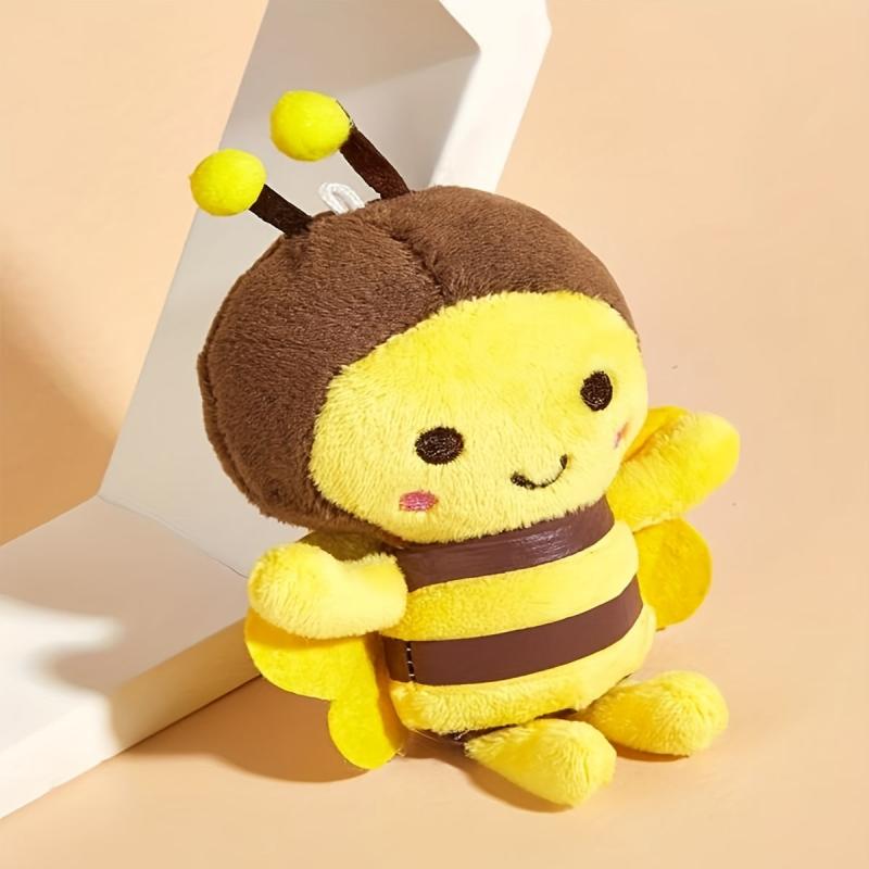 Cartoon Bee Pet Plush Toy For Dog Cat Chew Toy