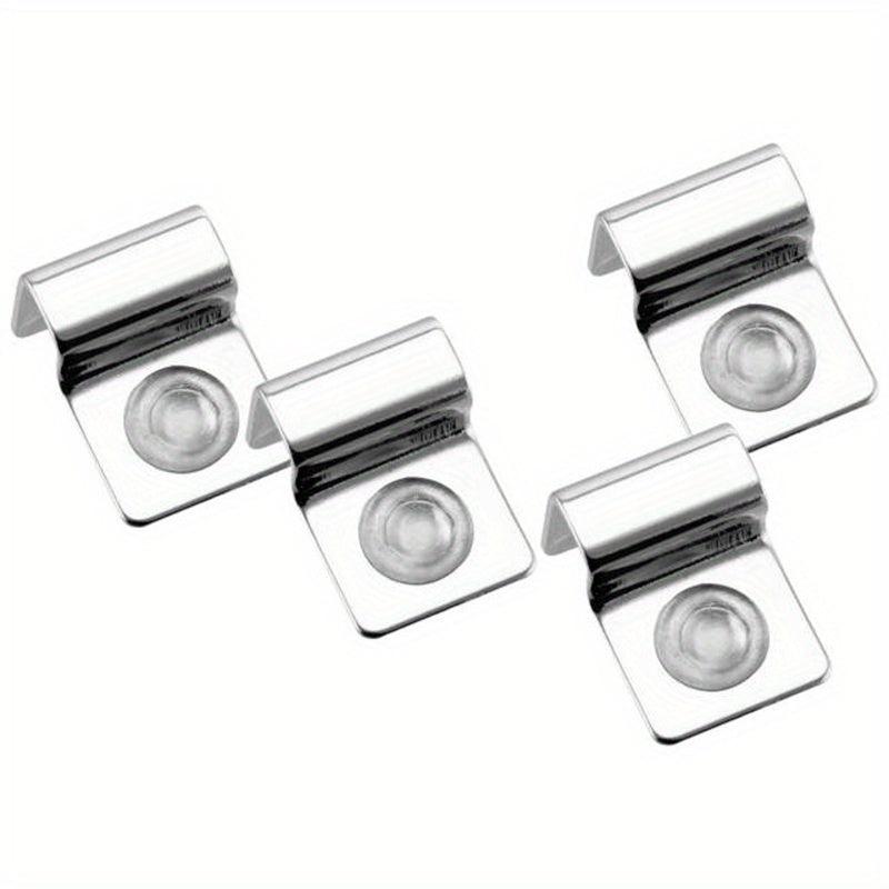 4pcs Stainless Steel Aquarium Glass Cover Clip Support Holder