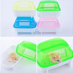 Small Animal Cleaning Bathtub Hamster Toilet