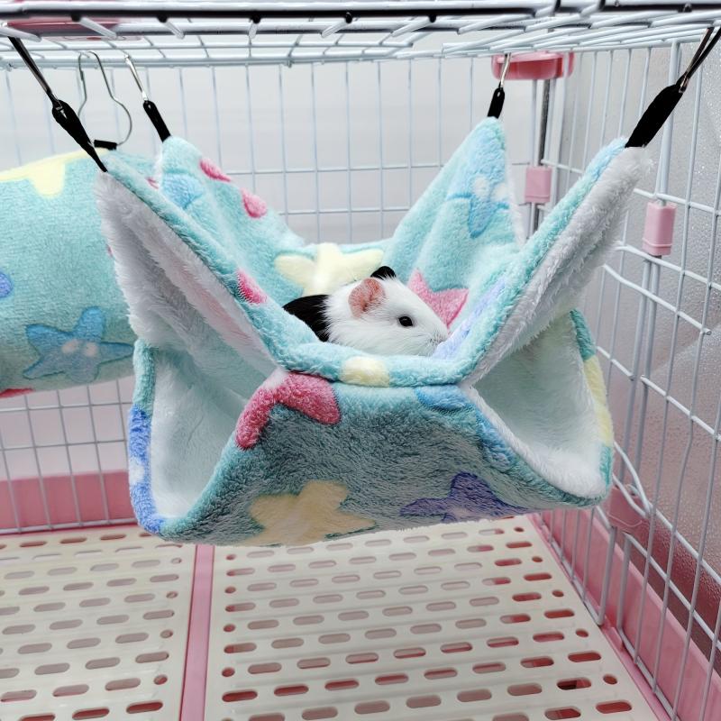 Cozy Pet Hammock for Small Animals - Perfect for Parrots, Sugar Gliders, Ferrets