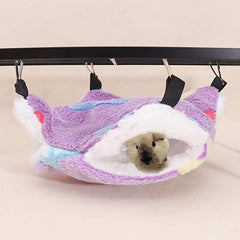 Cozy Pet Hammock for Small Animals - Perfect for Parrots, Sugar Gliders, Ferrets