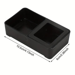 Double Bowl Reptile Feeder for Lizards Turtles Geckos
