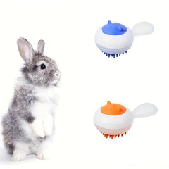 Rabbit Silicone Massage Comb Grooming Tool