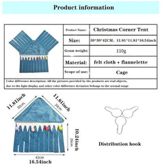 Small Animal Fleece Forest Hideaway Hammock Cage Decoration