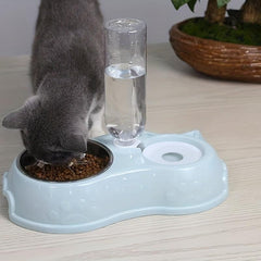 Stainless Steel Cat Bowl Automatic Drinking Basin Small Dog Bowl