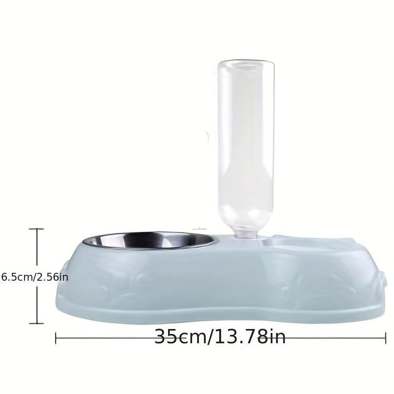 Stainless Steel Cat Bowl Automatic Drinking Basin Small Dog Bowl