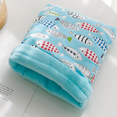 Small Pet Sleeping Bag Winter Soft Warm Bed Plush Hamster Nest