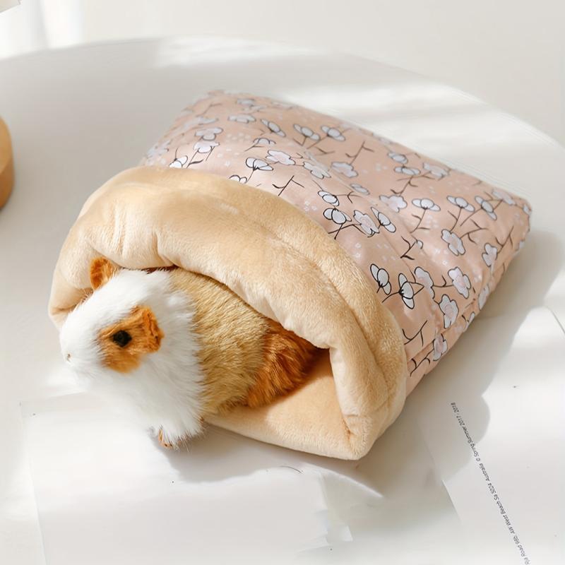 Small Pet Sleeping Bag Winter Soft Warm Bed Plush Hamster Nest