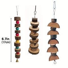 Wood Branch Bite String Hamster Chewing Toy Molar String