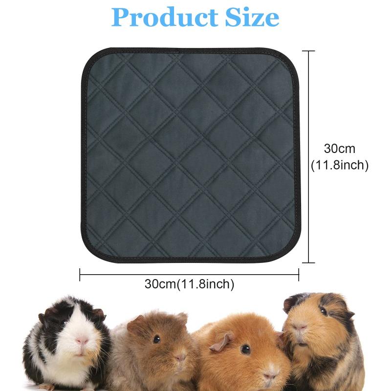 2pcs Hamster Cage Mat Small Animals Bed Mat Guinea Pig Cushion