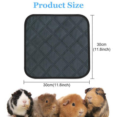 2pcs Hamster Cage Mat Small Animals Bed Mat Guinea Pig Cushion
