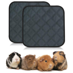 2pcs Hamster Cage Mat Small Animals Bed Mat Guinea Pig Cushion