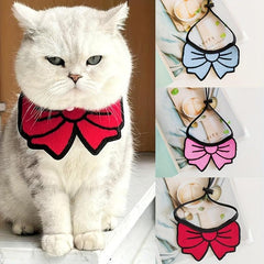 Summer Adjustable Bow Pet Necktie Dog And Cat Collar