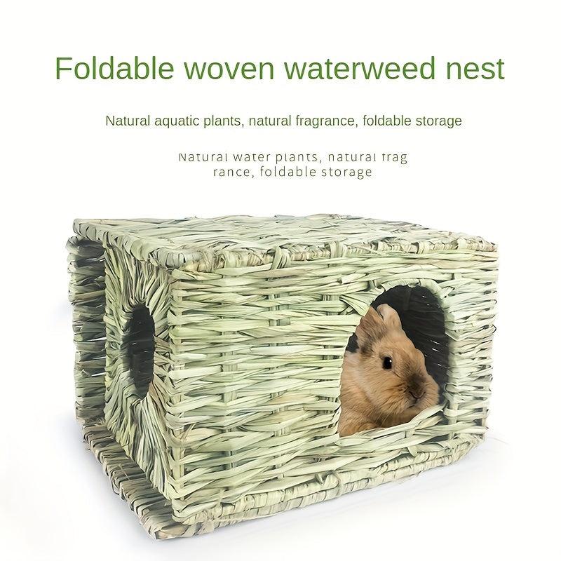 Foldable Rabbit Grass House for Small Pets
