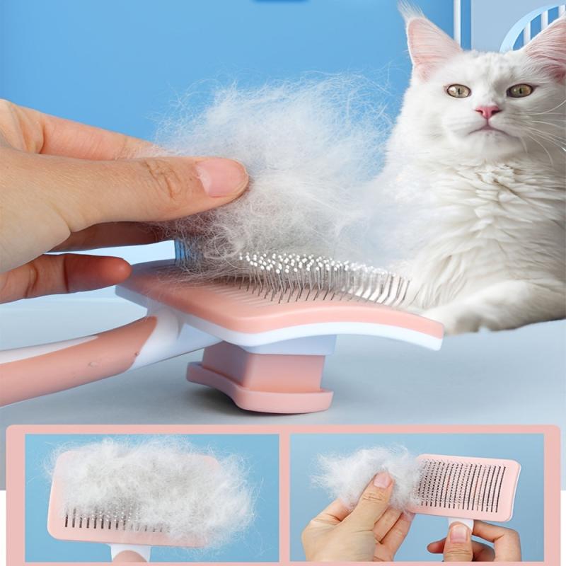 Self Cleaning Slicker Brush For Dog and Cat Grooming