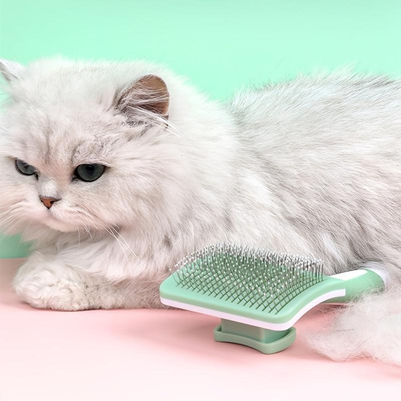 Self Cleaning Slicker Brush For Dog and Cat Grooming