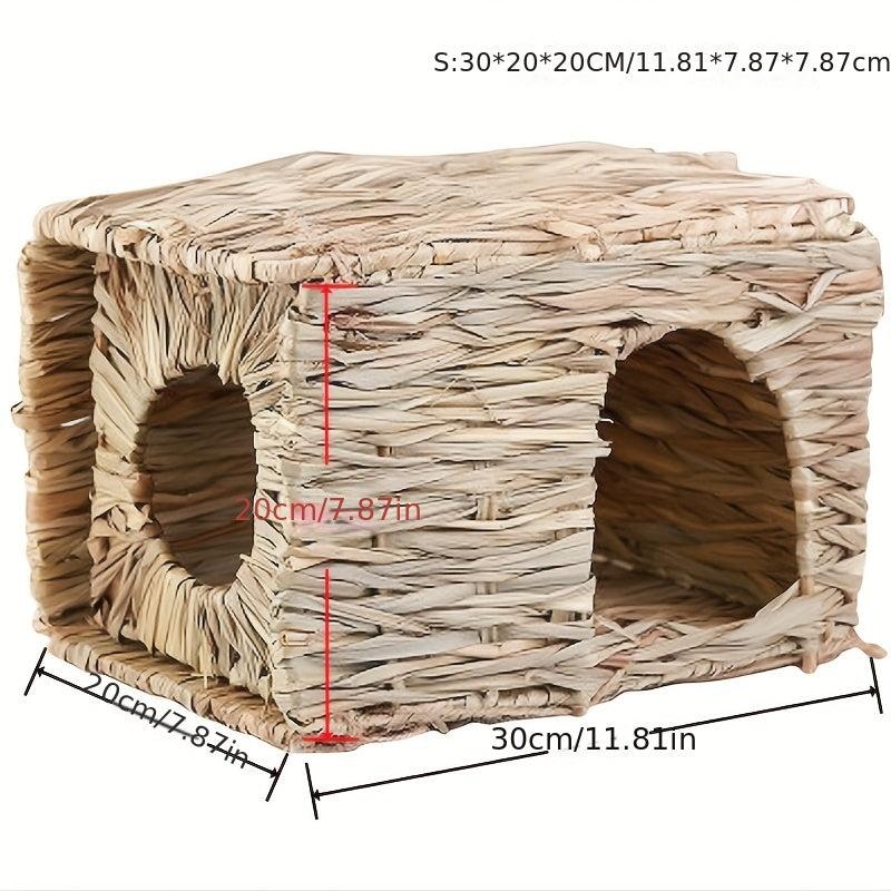 Soft Woven Beds & Chew Toys for Small Pets